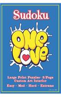 Sudoku: 2 Per Page - 202 FULL SIZE LARGE PRINT Easy to Extreme Puzzles, Rules & Solutions / Answers. Plenty of Margin Space. Comic Heart. Beautiful Custom D(36 Sj31)