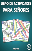 Libro de actividades para señores: 100 Sopa de letras y 100 sudokus con soluciones - Letra grande para adultos (Vol.1)