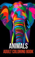 Animals Adult Coloring Book