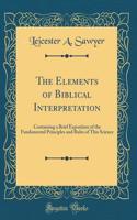 The Elements of Biblical Interpretation