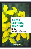 Army Letters, 1897-98