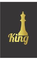 Notebook for Chess Lovers and Players KING