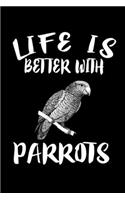 Life Is Better With Parrots: Animal Nature Collection