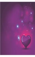 Notebook Luminous Heart purple Edition