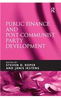 Public Finance and Post-Communist Party Development