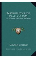 Harvard College, Class Of 1905