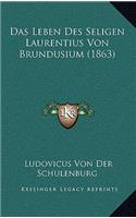 Das Leben Des Seligen Laurentius Von Brundusium (1863)