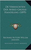 de Vereischten Der Averij-Grosse-Handeling (1899)