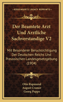 Der Beamtete Arzt Und Arztliche Sachverstandige V2