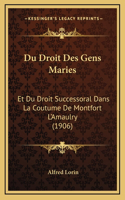 Du Droit Des Gens Maries
