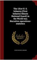 131st U. S. Infantry (First Infantry Illinois National Guard) in the World war; Narrative-operations-statistics