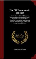 The Old Testament in the New