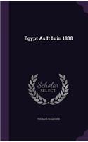 Egypt As It Is in 1838