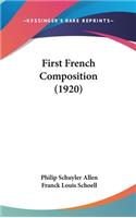 First French Composition (1920)