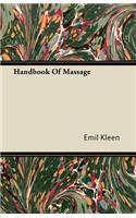 Handbook of Massage