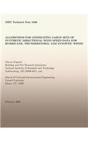 Algorithms for Generating Large Sets of Synthetic Directional Wind Speed Data for Hurricane, Thunderstorm, and Synoptic Winds