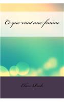 Ce que vaut une femme