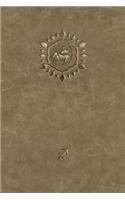 Monogram Sagittarius Notebook: (77 Monogram Raw 150 Lined)