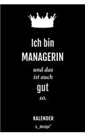 Kalender für Manager / Managerin