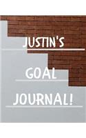 Justin's Goal Journal: 2020 New Year Planner Goal Journal Gift for Justin / Notebook / Diary / Unique Greeting Card Alternative