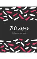 Telescopes Collection log book: Keep Track Your Collectables ( 60 Sections For Management Your Personal Collection ) - 125 Pages, 8x10 Inches, Paperback