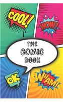 The Comic Book - 6x9 sketch book, notebook, journal, scribble pad..