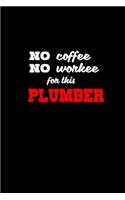 No coffee. No workee for this plumber