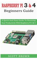Raspberry Pi 3 & 4 Beginners Guide