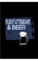 Flight attendant & beer