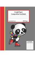 Graph Composition Notebook 5 Squares per inch 5x5 Quad Ruled 5 to 1 100 Pages