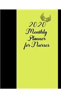 2020 Monthly Planner for Nurses
