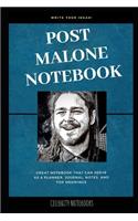 Post Malone Notebook