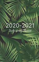 2020-2021 Daily Weekly Planner: Tropical Leaves Cover, Jan 1, 2020 to Dec 31 2021 Daily Weekly Monthly Academic Schedule Logbook Agenda Planner For The Next Two Years, 24 Months wi(4 2 Year Daily Weekly Monthly Planner, January 2020 to December 2021)