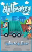 Müllwagen Malbuch für Kinder