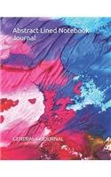 Abstract Lined Notebook Journal