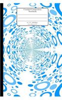 Unruled Composition Notebook. 6" x 9". 120 Pages. Circles Pattern Cover