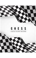 Chess Score Record: Chess Game Record Keeper Book, Chess Scoresheet, Chess Score Card, Chess Writing Note, Informal or Tournament play, Tracks one game with as many as 