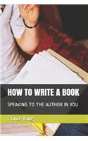 How to Write a Book