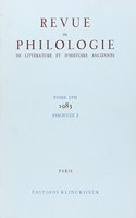 Revue de Philologie 1983/T57,2: (Revue de Philologie, de Litterature Et D'Histoire Anciennes)