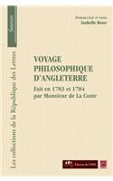 Voyage Philosophique D'Angleterre