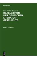 Reallexikon Der Deutschen Literaturgeschichte