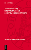 Literaturwissenschaftliche Germanistik