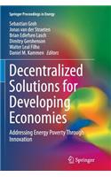 Decentralized Solutions for Developing Economies