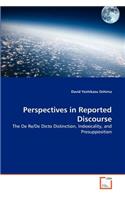 Perspectives in Reported Discourse
