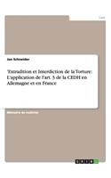 'Extradition et Interdiction de la Torture