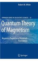 Quantum Theory of Magnetism: Magnetic Properties of Materials