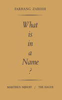 What is in a Name?