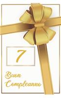 7. Buon Compleanno: Libro per gli ospiti -120 Pagine - Regalo per il compleanno - Taccuino