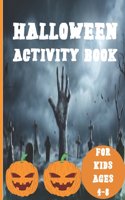 Halloween Activity Book for Kids Ages 4-8