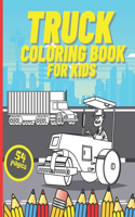 Truck Coloring Book for Kids